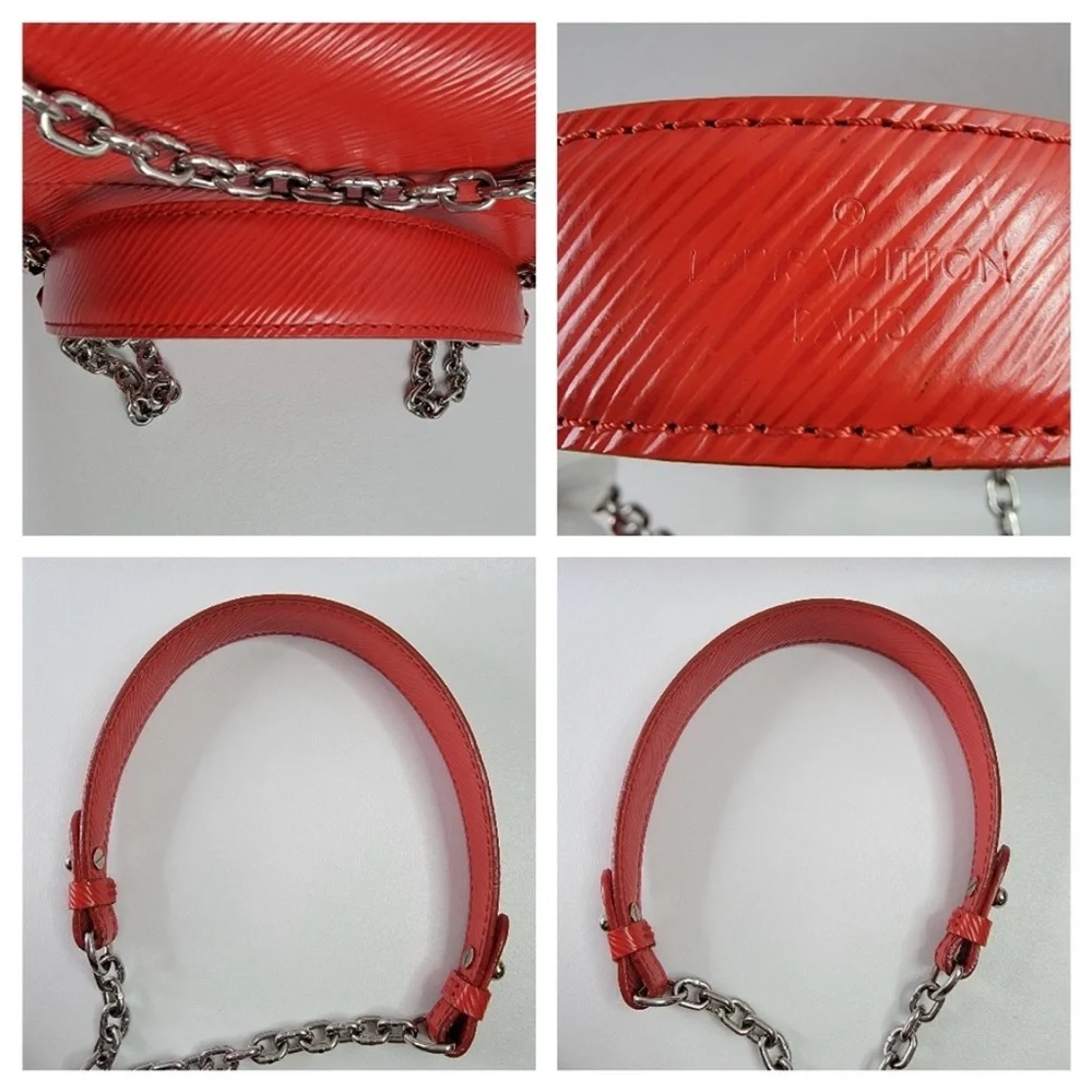 Louis Vuitton Twist Epi Leather Scarlet Crossbody Bag Full Inclusion (Box/Dusty) - Picture 9 of 17